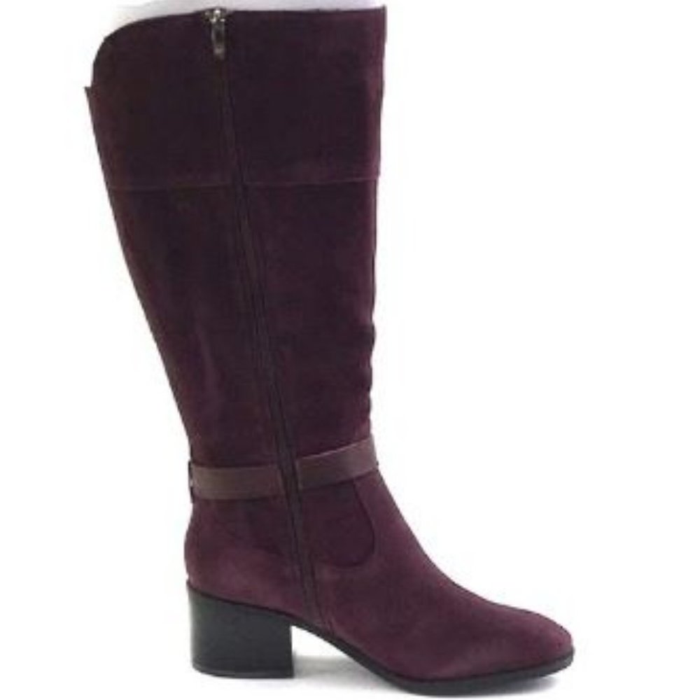 Marc Fisher Medium Calf Suede Tall Shaft Boots - Picture 2 of 10
